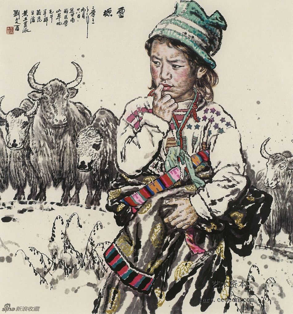雪塬 100cm×100cm 2001年